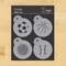 Small Sports Ball Cookie Stencils: Basketball, Golf, Soccer, Baseball | C219 by Designer Stencils |